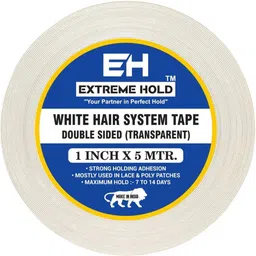 extreme hold 5MTR White System Wig Tape for Patch wig hold for man & women Hair Accessory Set-picture-15