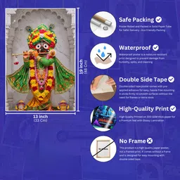 art recall jagannath poster Photographic Paper image 5
