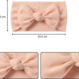 anna stella Soft Stretch Baby Headbands With Big Bows – 3-Pack Head Band image 2