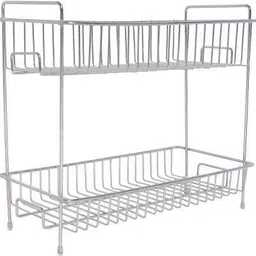nakua Containers Kitchen Rack Presents a stainless steel and multipurpose storage rack Steel image 2