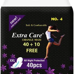 Overnight Extra Care Orange Maxi Sanitary Pad-image-33