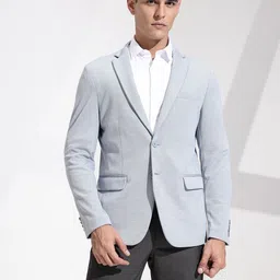 invictus Men Solid Single Breasted Formal Blazer image 3