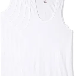 Pack of 5 RUPA Jon Men's White RN Cotton Vest (Pack of 5) Men Vest-picture-20