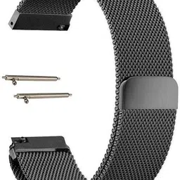 BLACK LOVIES 20mm Magnetic Milanese Loop belt Smart Watch Strap-image-35