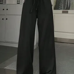 progeny Women Solid Black Track Pants image 4