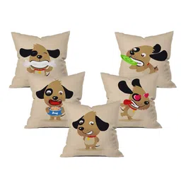 the purple tree Joyfull Puppy Cushion Cover Set of 5 image 1