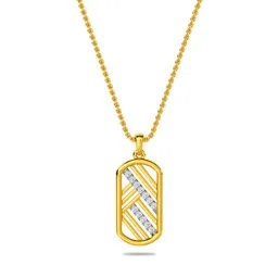 kisna JEWELS 14KT|18KT BIS Hallmark Pure Gold Pendant for Women image 1