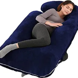 ozly Polyester Fibre, Microfibre Solid Pregnancy Pillow Pack of 1 image 2