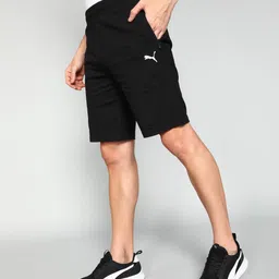 puma Solid Men Black Sports Shorts image 3