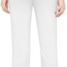 unfld Women Solid Grey Track Pants image 2