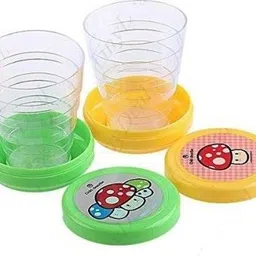 kidiciti (Pack of 2) foldable glass Glass Set Water/Juice Glass-picture-26