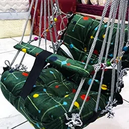 jantrex Cotton Swing for Kids Baby's Children Folding and Washable 1-3 Years with Safety Belt Home Garden Jhula for Babies Swings-picture-24