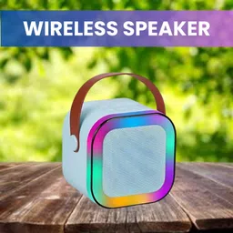 GUGGU W12 (PORTABLE WIRELESS BLUETOOTH SPEAKER) Dynamic Thunder Sound & RGB LightU35 10 W Bluetooth Laptop/Desktop Speaker-picture-29