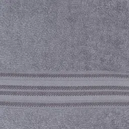 Grey Solid 500 GSM Cotton Towel Sets (Set of 4) by RANGOLI image 3
