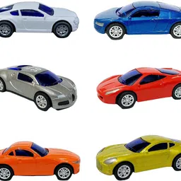 crazybuy New Die-Cast Unbreakable Mini Alloy Metal Car Mini Series Pull Back Action Car image 4