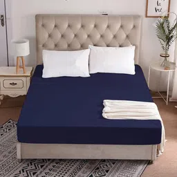 rakhi home décor Queen Size Fitted Terry Cotton Breathable, Stretchable, Waterproof Mattress Cover-picture-19