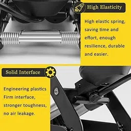 betlex Double Barrel Air Floor Pump Use for Motorcycle, Bicycle, Car Pump Car, Bicycle Pump image 3