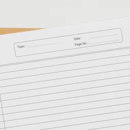my diariez Both Side Ruled Project Paper Ruled A4 70 gsm A4 paper image 5
