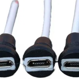 electronics crafts Packof 5 Micro USB Female Jack withWire for PCB MicroUSB Port Female Jack Socket Alternative Energy Electronic Hobby Kit image 1