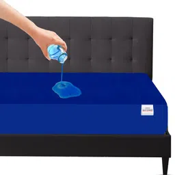 mattress protector Fitted Single Size Breathable, Stretchable, Waterproof Mattress Cover-picture-25