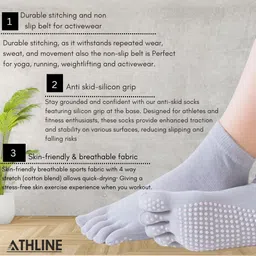 athline Women Solid Ankle Length image 2