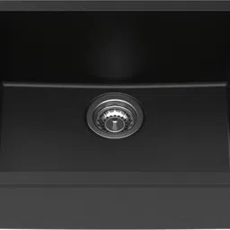 Carysil Quartz Dolce UK Series Single Bowl Kitchen Sink, Real Stone Finish, 304 Stainless Steel Top Mount-image-21