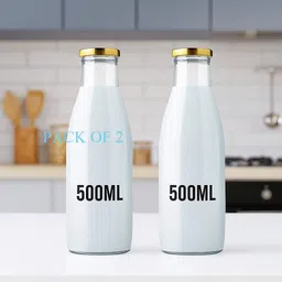 b7 creations Glass Milk Container - 500 ml-picture-10