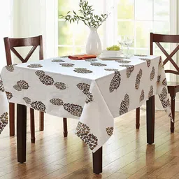 rajodyana Cotton 4 Seater Self Design Table Cover image 2