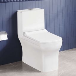 flipkart smartbuy Rimless Commode for Toilet/One Piece Western Toilet/Commode (9 inch) S-Trap TALLIS Western Commode-picture-9