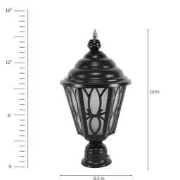 decorativeray Vizia Black Metal Gate Light image 4