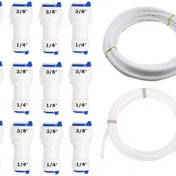 seazone 1/4" x 3/8" Straight Connector Reducer / Jointer (12 Pcs)+ 3/8" Pipe + 1/4" Pipe Solid Filter Cartridge-picture-20