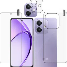BOMGUARD Front and Back Tempered Glass for OPPO A3x 5G With Camera Lens Protector-picture-26