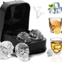 Durable Black Plastic Ice Cube Tray Non-Stick Easy Release Ice Mould for Freezer Black Plastic Ice Cube Tray-image-23