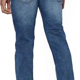 mufti Men Slim Mid Rise Blue Jeans image 2