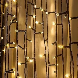 mprow 300 LEDs 100 m Gold Steady String Rice Lights image 3