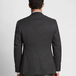 peter england Men Solid Single Breasted Casual Blazer image 3