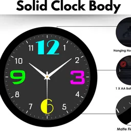 trendstube Analog 25 cm X 25 cm Wall Clock image 2