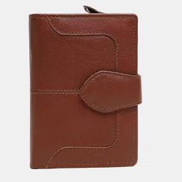 teakwood leathers Women Formal Red Genuine Leather Wallet - Regular Size image 5