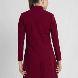 lure urban Polyester Solid Coat For Women image 2