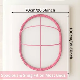 tyf Portable Baby Mosquito Net Foldable Insect Net Folding Baby Bed Canopy Polyester Washable Kids Mosquito Net image 3