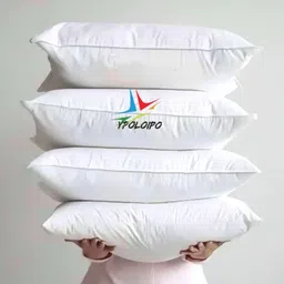 ypoloipo LUXURY Polyester Fibre Solid Sleeping Pillow Pack of 4-picture-27