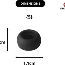 Crysendo Silicone Eartips for Sam-Sung Galaxy Buds Pro In The Ear Headphone Cushion image 2