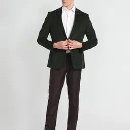 arrow Men Solid Single Breasted Formal Blazer image 4