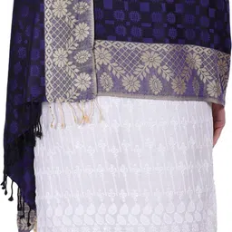 axolotl Woven Viscose Women Multicolor Stole image 4