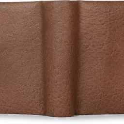 cosmos premium Men Formal Brown Genuine Leather Wallet image 2