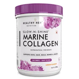 Healthyhey Nutrition Hydrolysed Marine collagen powder 200g Lemon-image-36