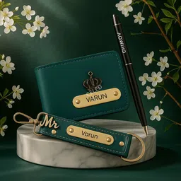 celed Men Casual, Formal Green Artificial Leather Wallet-picture-20