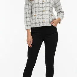 hallinton NYLON Self Design Coat For Women-picture-15