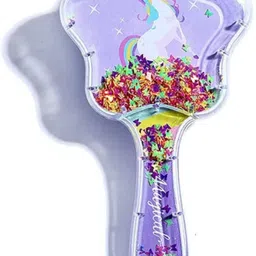 feelhigh Unicorn Imported Glittery Star Brush 3D Kids Hair Brush/Hair Comb-picture-13