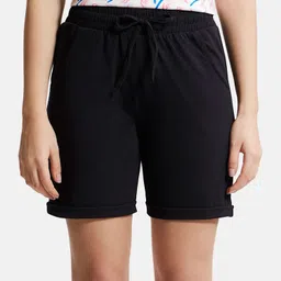 jockey Solid Women Pink Regular Shorts-picture-24